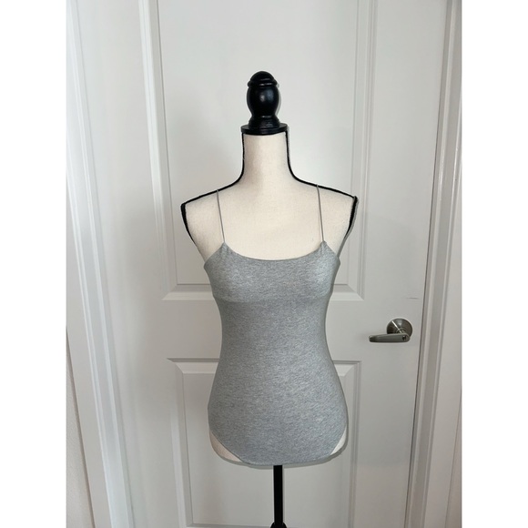 Wild Fable Gray Fitted Camisole Bodysuit - Picture 3 of 11